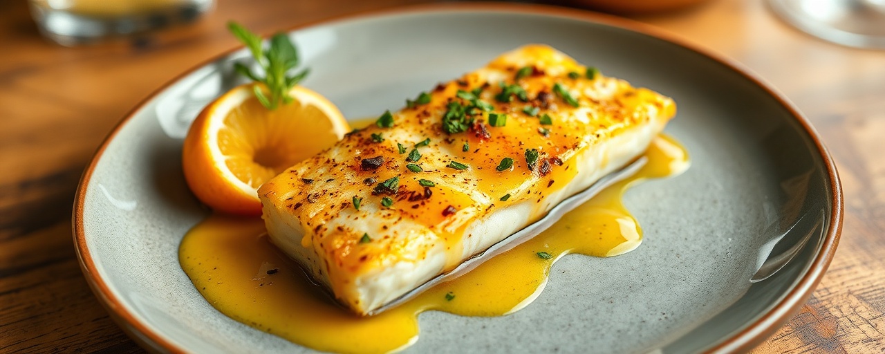 Pan-Seared Saffron Snapper with Mango-Habanero Glaze