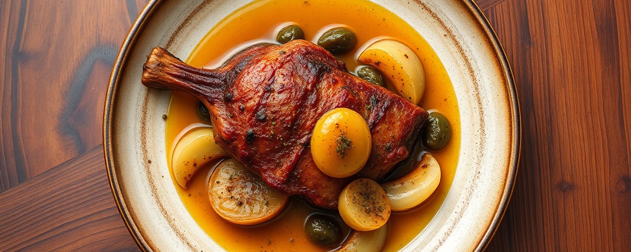 Panceta Guisada con Pimientos y Judiones