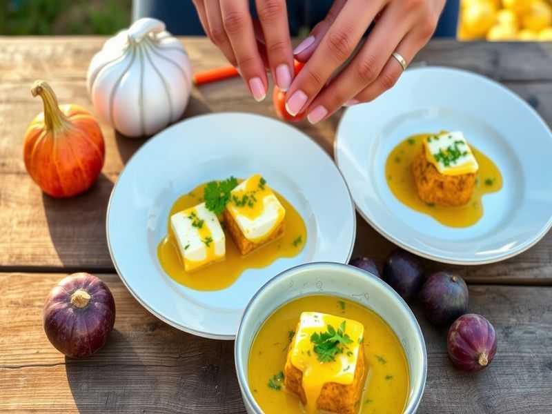 Paneer and Fig Kofta in Saffron Gravy