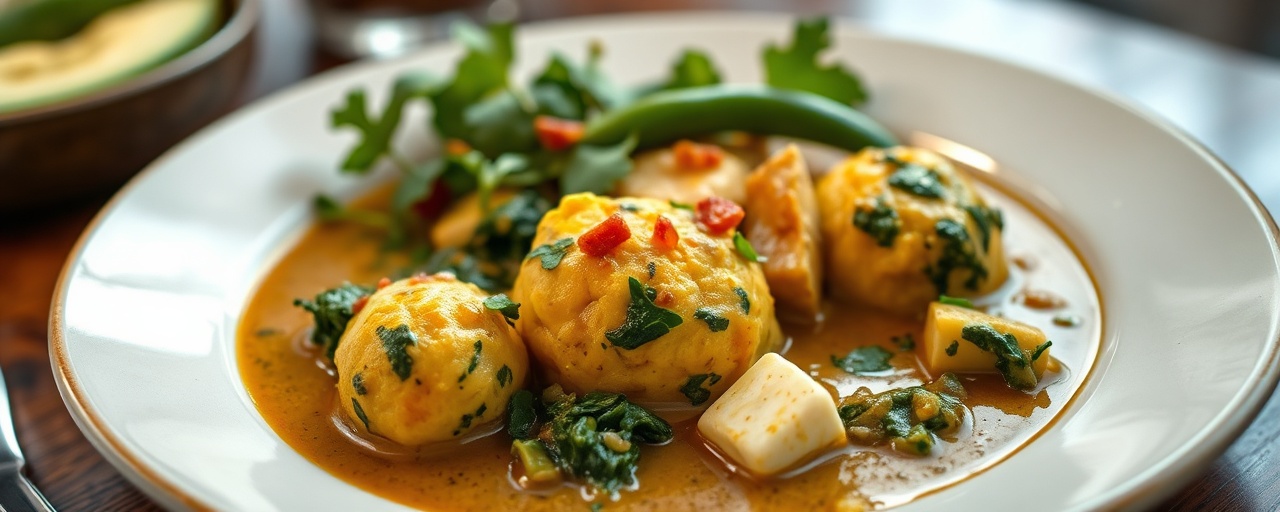 Paneer and Spinach Kofta in Cashew Gravy
