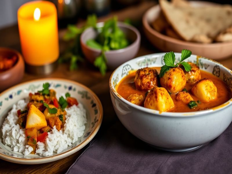 Paneer and Vegetable Kofta Curry