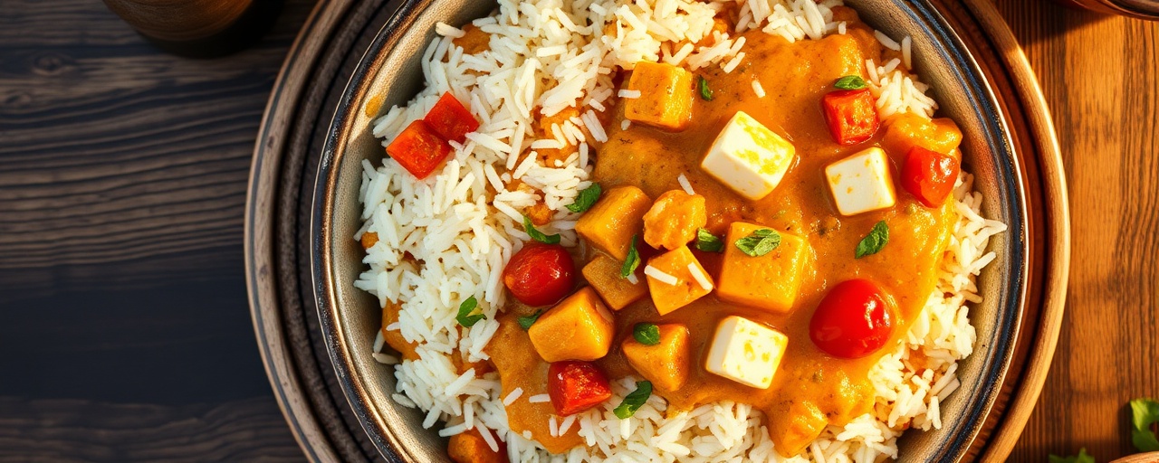 Paneer Butter Masala Biryani
