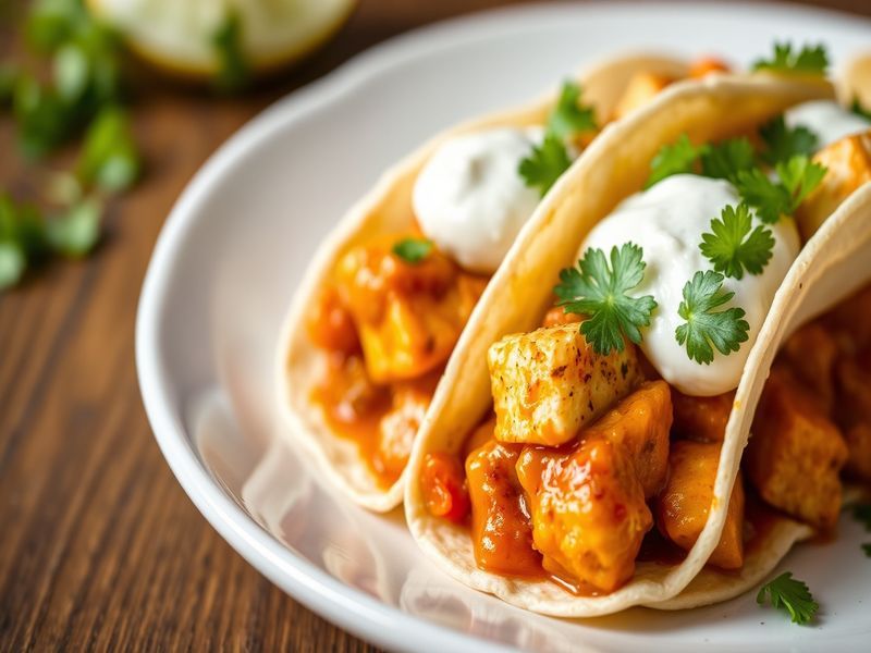 Paneer Tikka Masala Tacos