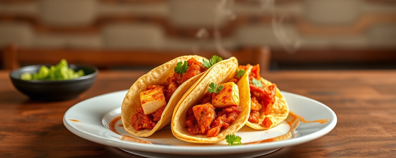 Paneer Tikka Masala Tacos