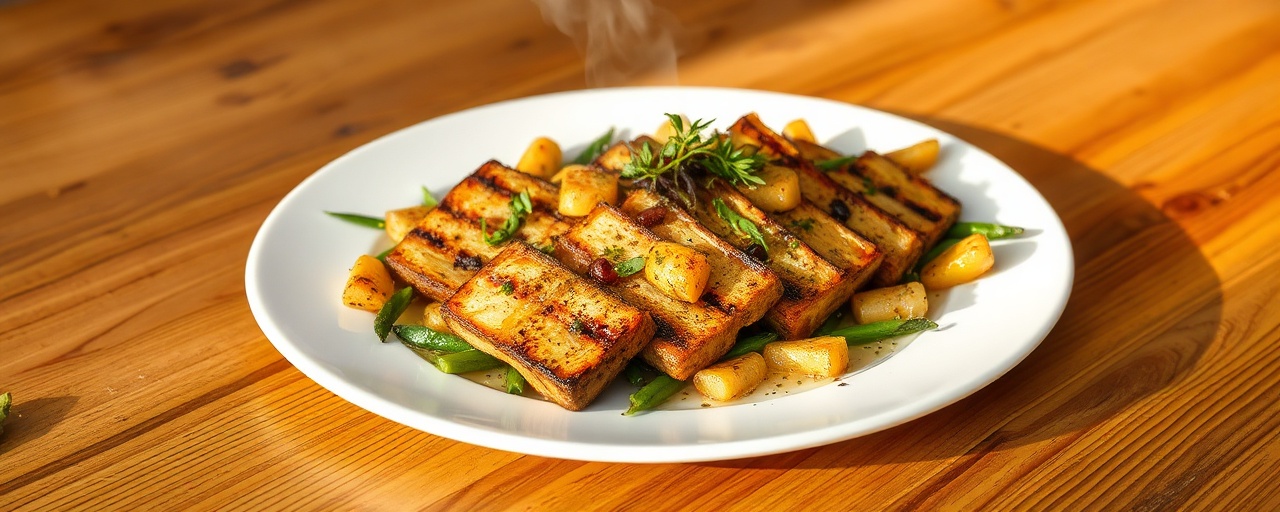 Pavé de Jacquier Grillé aux Herbes de Provence