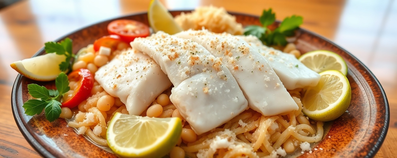 Peixe Curado com Leite de Coco e Dende