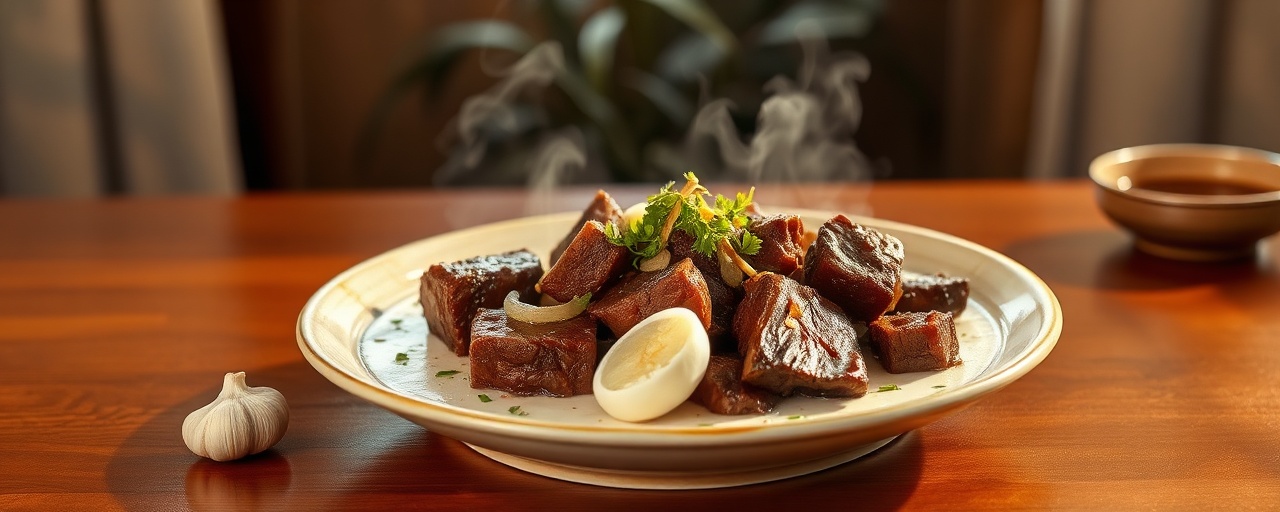 Pinatisang Clay Pot Short Ribs with Coconut Milk
