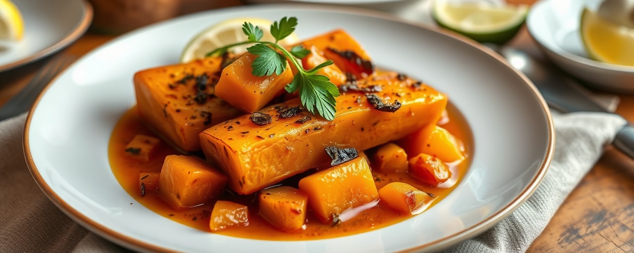 Poached Butternut Squash Pibil
