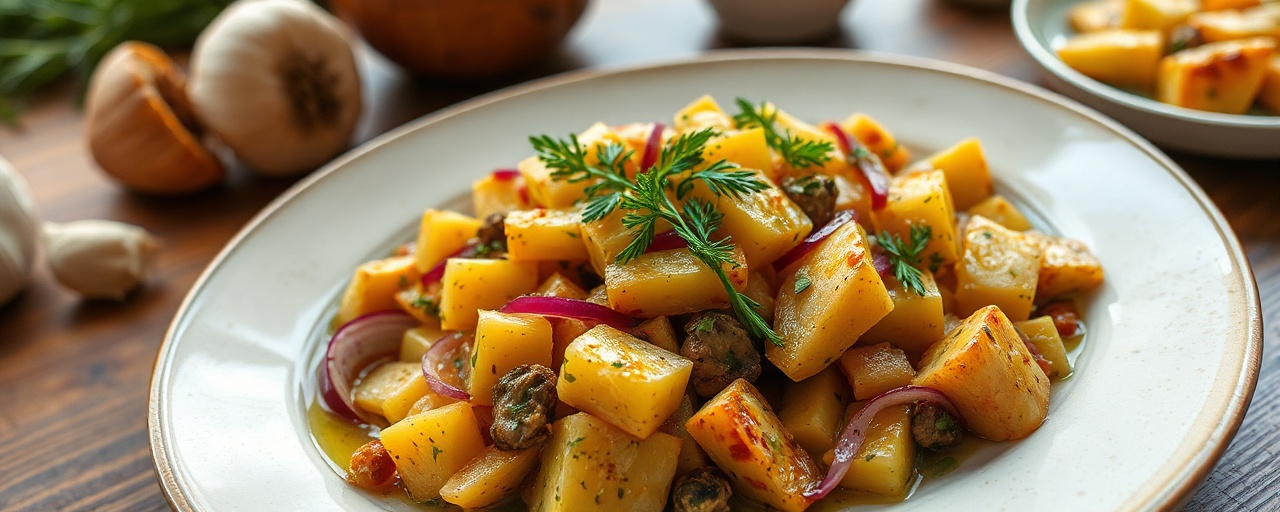 Poached Mediterranean Jackfruit with Lemon Dill