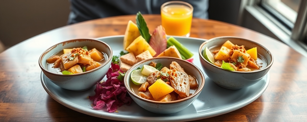 Poached Seitan and Coconut-Ginger Bowls