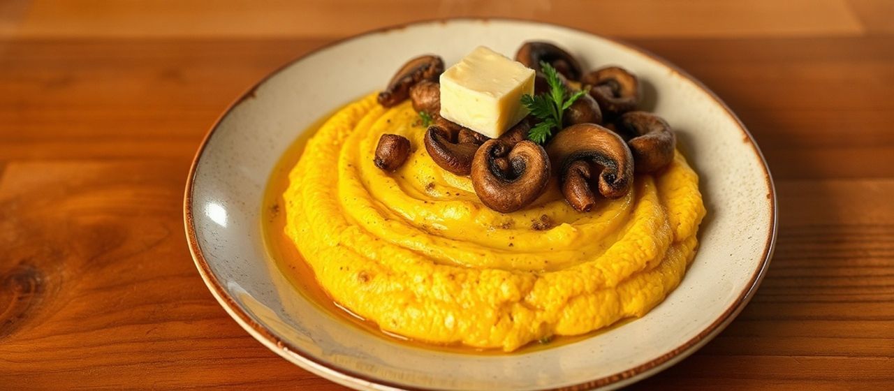 Polenta e Funghi Trifolati