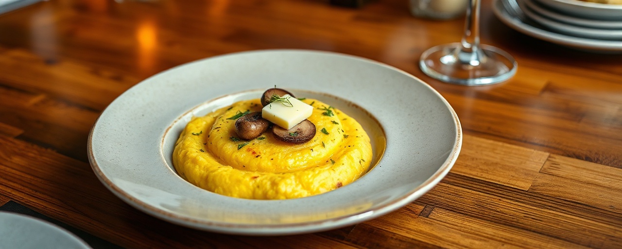Polenta e Funghi Trifolati