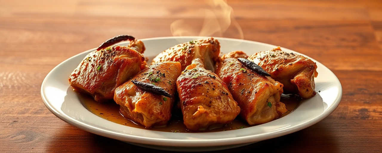 Pollo Asado con Glaseado de Granada y Chipotle