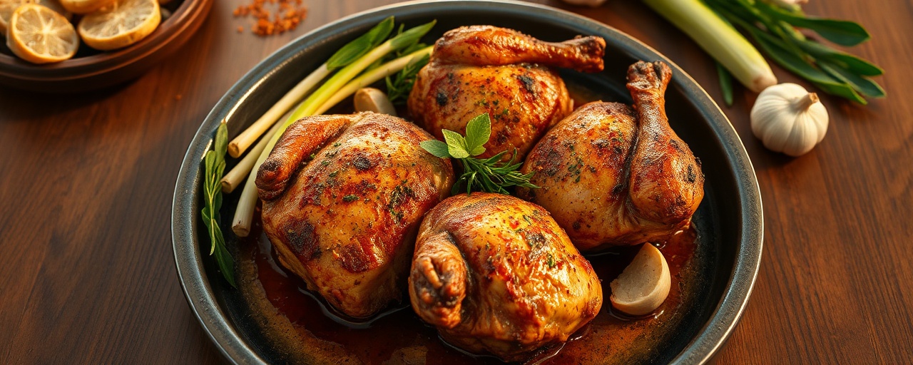 Pollo Asado con Limoncillo y Pimentón (Roasted Chicken with Lemongrass and Paprika)