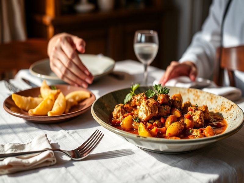 Pollo en Salsa de Chile Ancho y Naranja