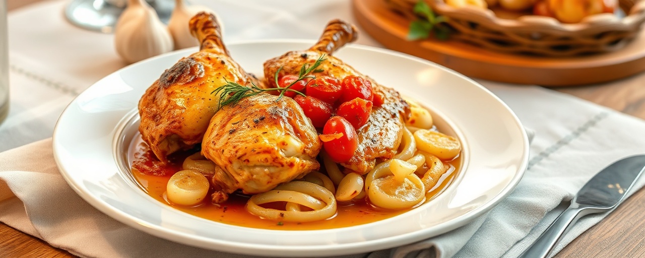 Pollo Rustico alla Harissa e Pomodoro