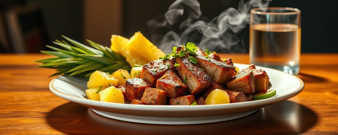 Pork Al Pastor with Fermented Cardamom Marinade