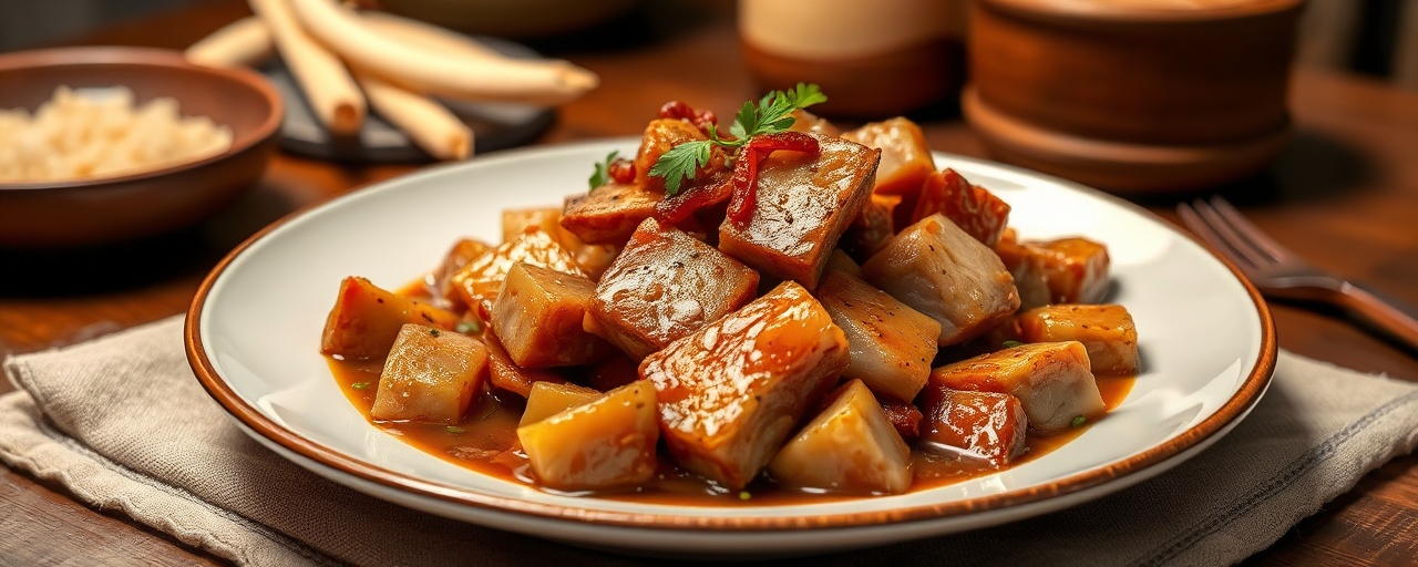 Pork Miso-Coco Adobo