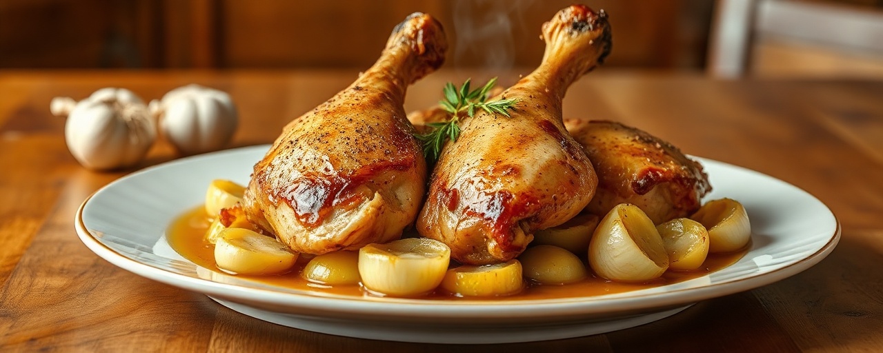 Poulet Mijoté à la Cardamome et au Cidre