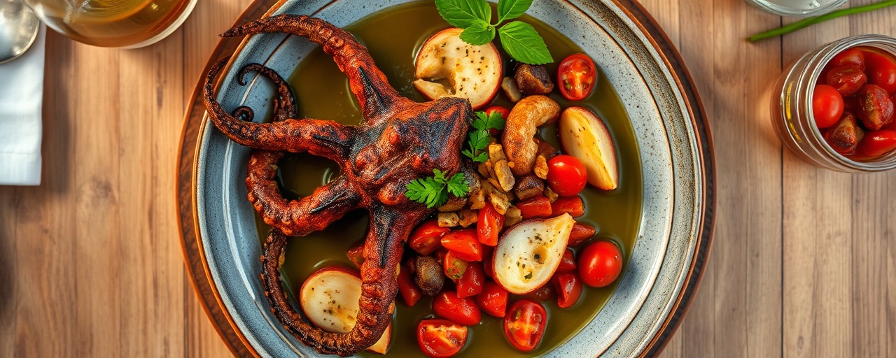 Poulpe Braisé à la Provençale