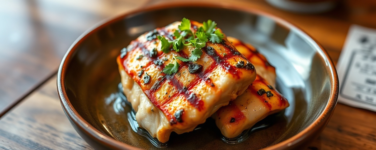 Preserved Lemon and Shiso Grilled Chicken Thighs (Renmon Shiso Tori Momoyaki)