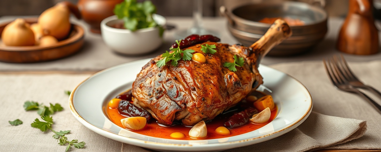 Puerco Adobado al Tandoor con Naranja y Anís Estrellado