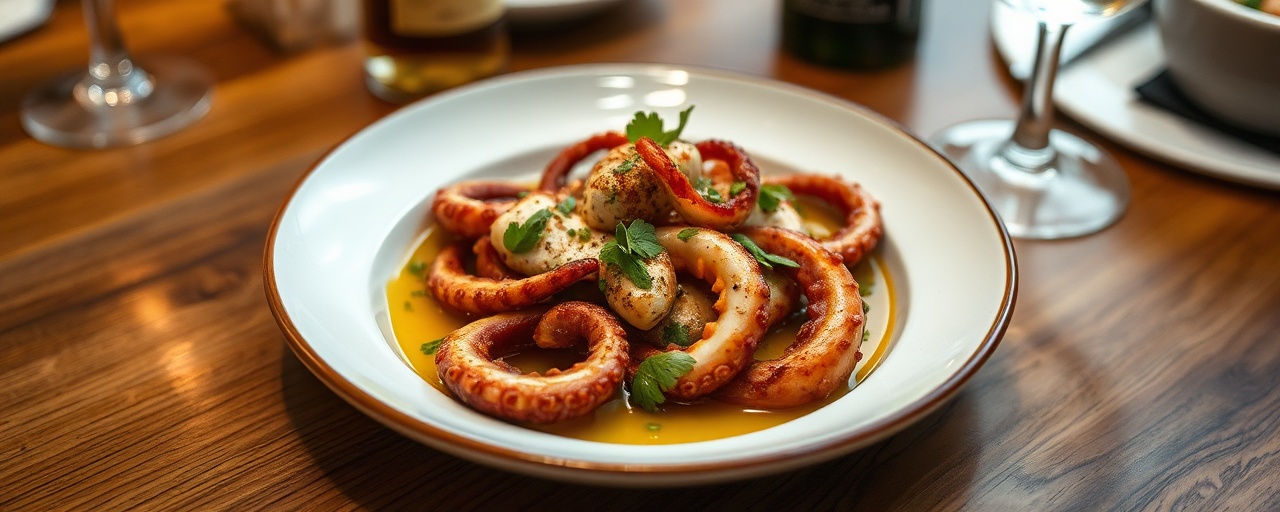 Pulpo a la Brasa con Glaseado de Anís Estrellado y Pimentón Ahumado
