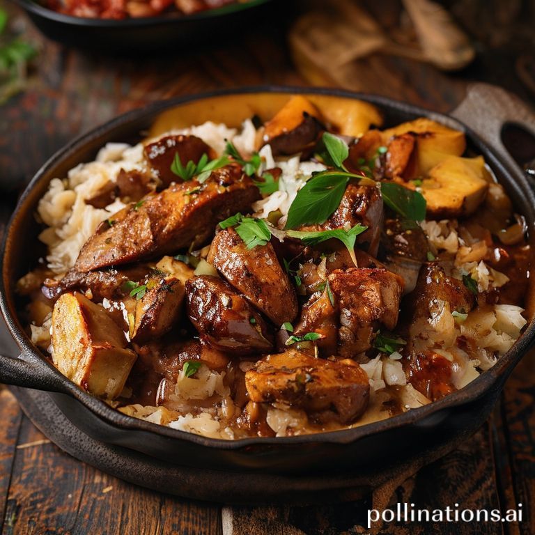 Spicy Mexican Chocolate Chicken Mole with Plantain Rice
