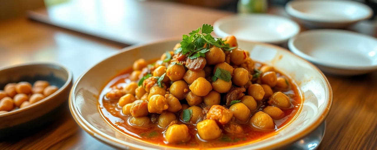 Rendang Kacang Asap (Smoked Chickpea Rendang)