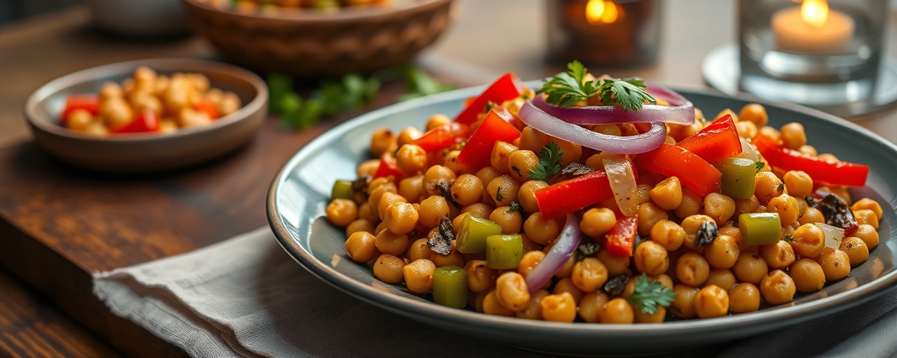 Roasted Chana Masala Medley