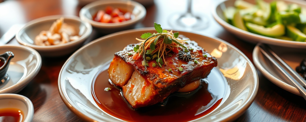 Roasted Star Anise Gochujang Pork Belly