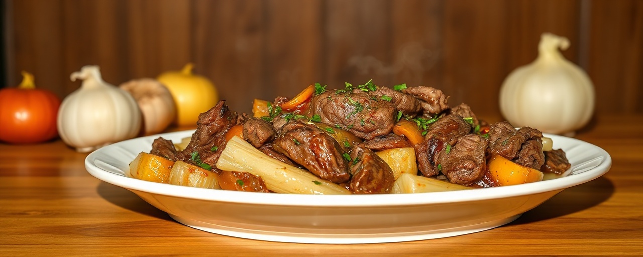Russian Wok-Tossed Beef and Cabbage with Cardamom