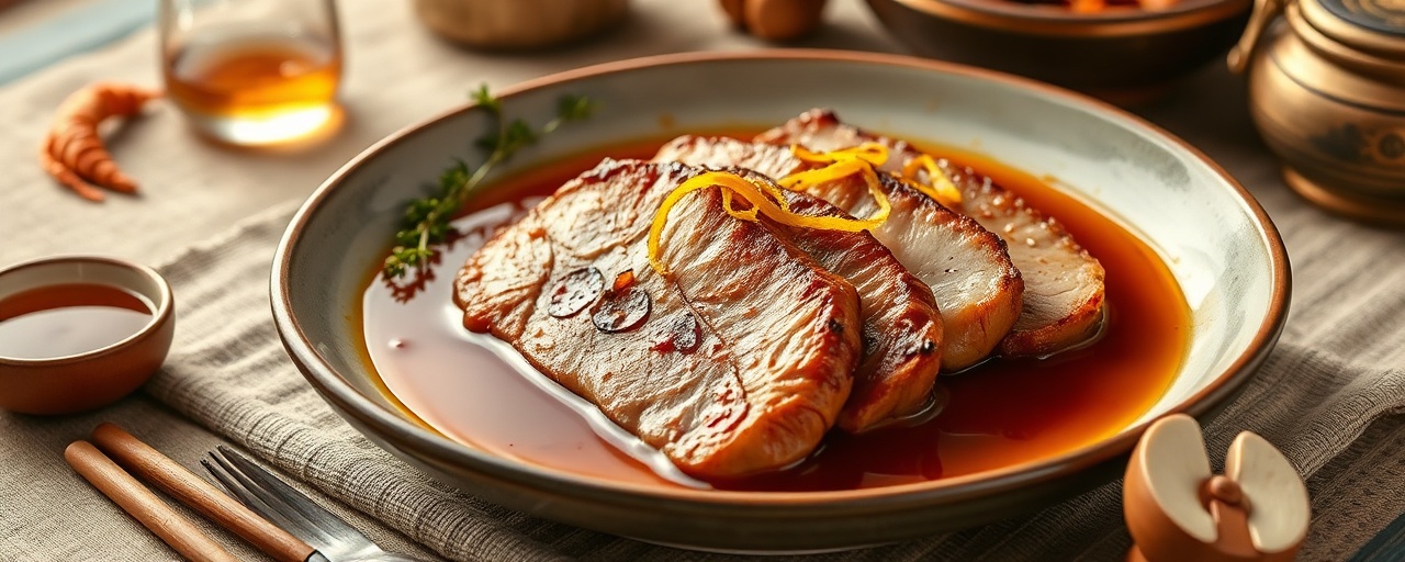 Saffron-Kissed Pan-Seared Five-Spice Duck Breast