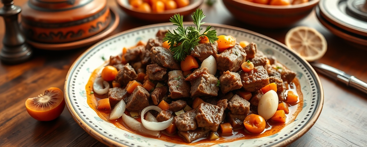 Saffron Lamb and Apricot Tagine