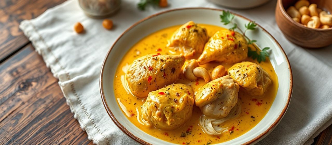 Saffron Sous-Vide Murgh Malai Korma