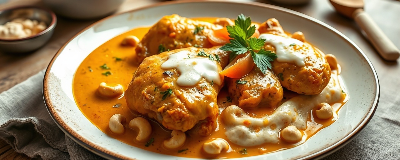 Saffron Sous-Vide Murgh Malai Korma
