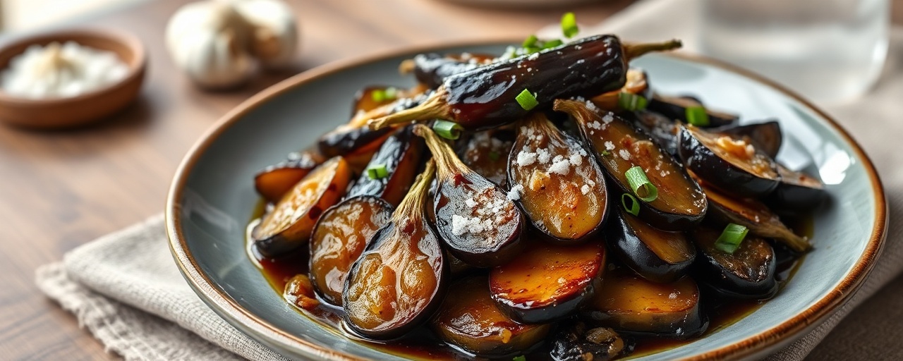 Salt-Cured Eggplant with Fermented Black Bean Sauce