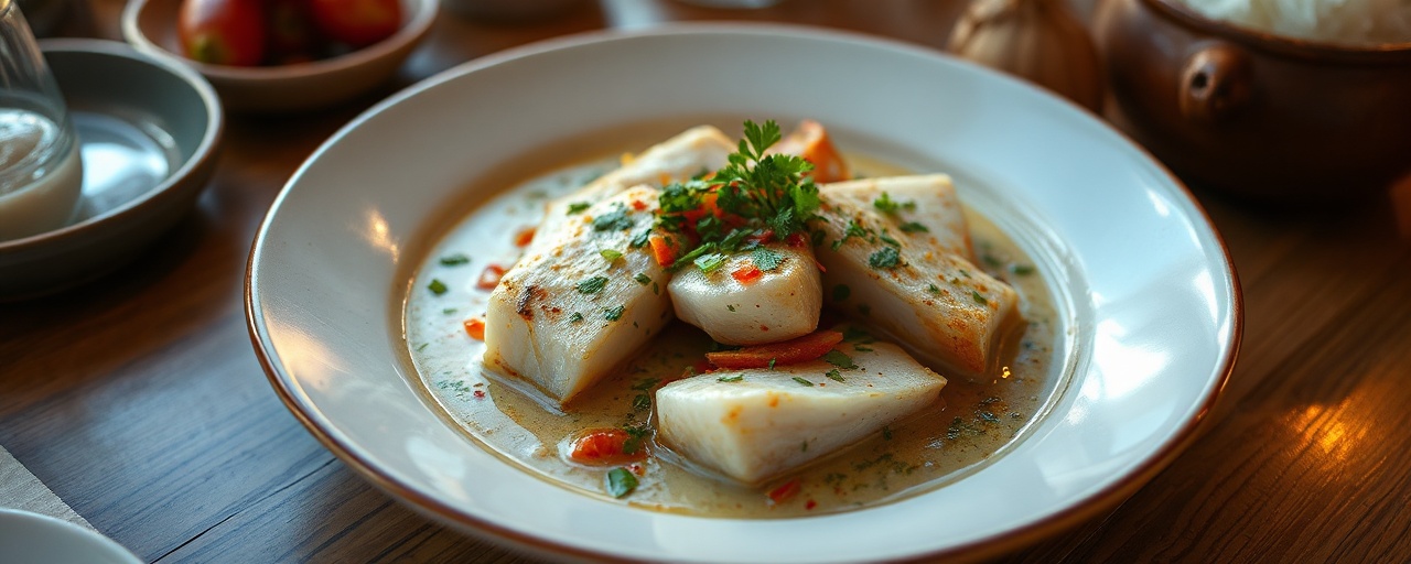 Samkeh Harra bi Kawareh Kookos (Spicy Fish in Coconut Clay Pot)
