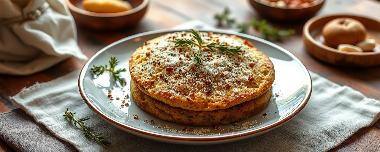 Schiacciata di Platano Affumicato con Rosmarino e Sale Grosso