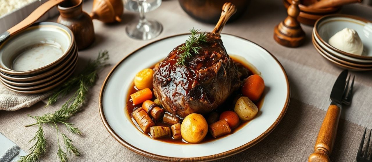 Scottish Clay Pot Lamb with Heather & Tamarind Glaze