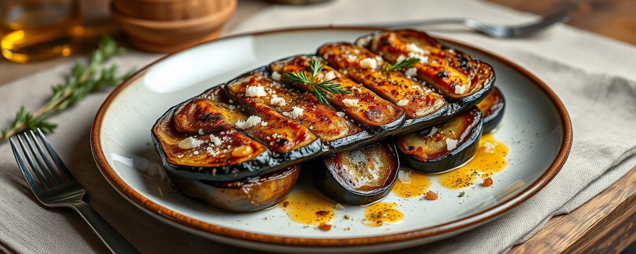 Scottish Whisky-Cured Aubergine Skirlie Bake
