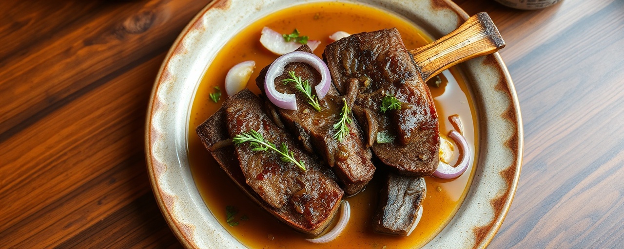 Seco de Costillas de Res Andino Pan-Sellado