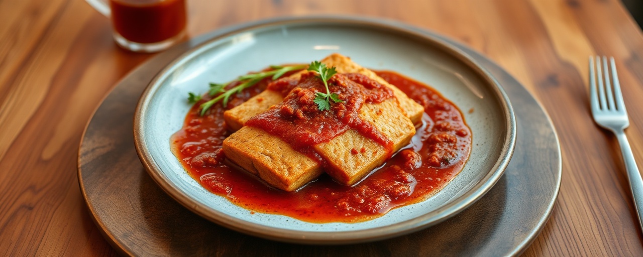 Seitan al Curado con Chimichurri Andino