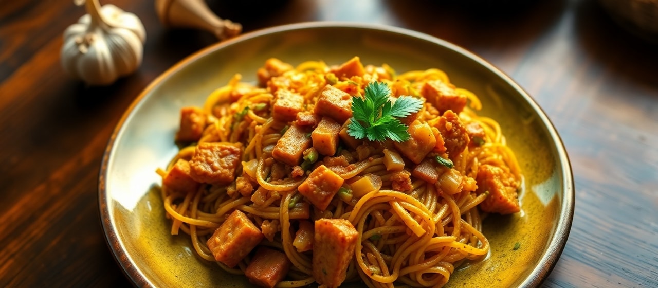 Seitan Goreng Bumbu Kuning