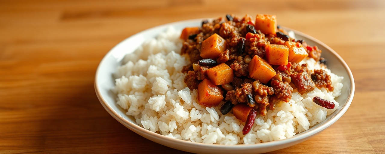 Sichuan Mapo Tofu with Crispy Rice