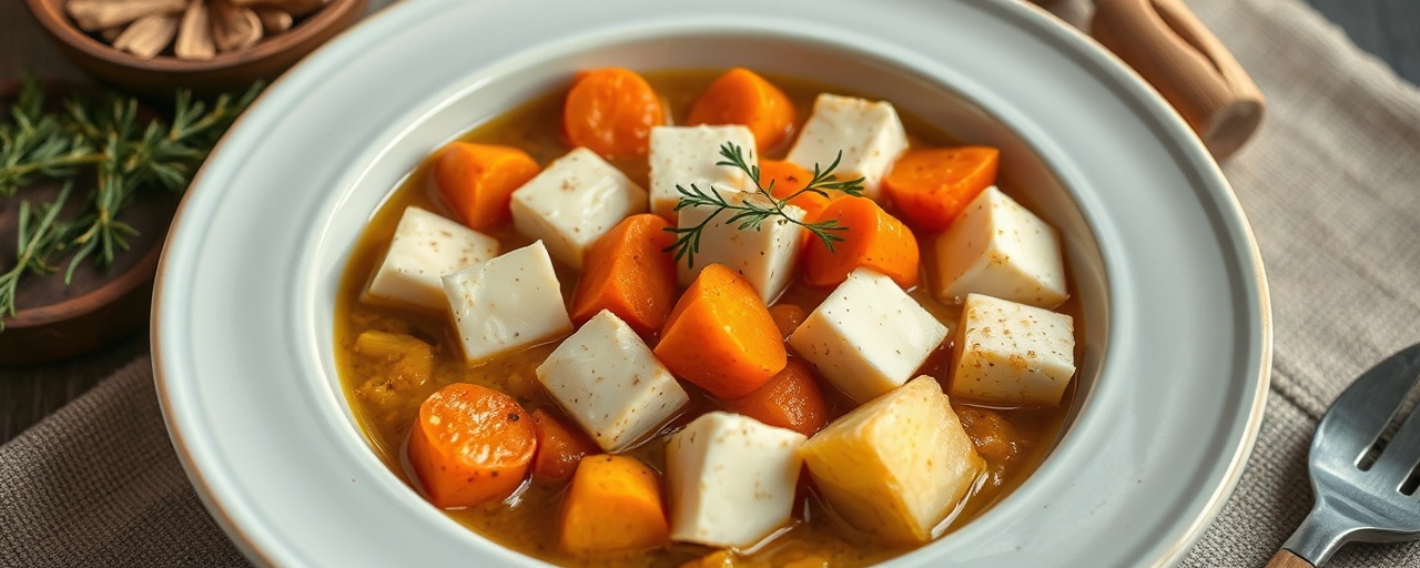 Skogstjern Tofugryte (Forest Lake Tofu Pot)