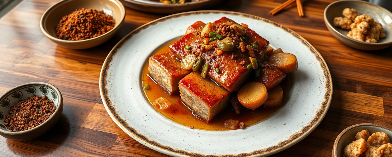 Slow-Braised Five-Spice Sumac Pork Belly