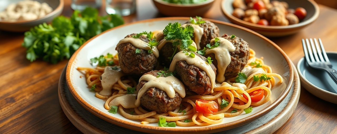 Smoked Lamb Kofta with Spicy Tahini Drizzle