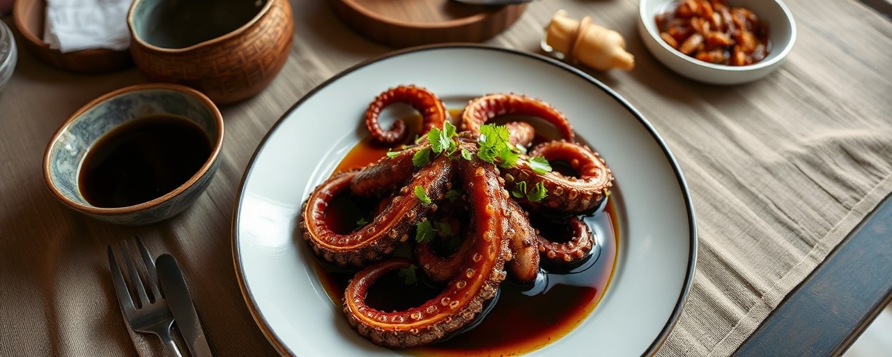 Smoked Tea-Infused Octopus