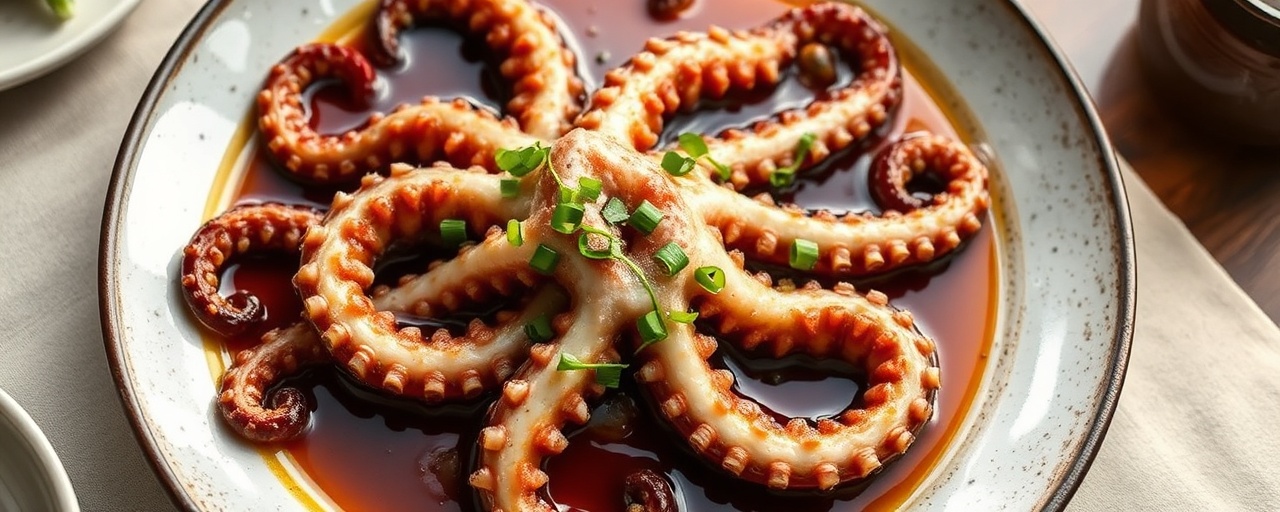 Smoked Tea-Infused Octopus